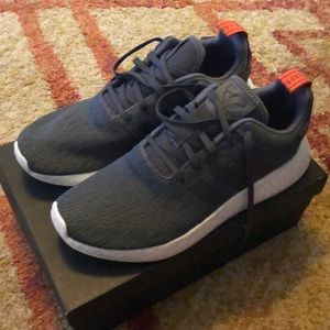 Adidas NMD R2 // Grey/White/Orange colorway